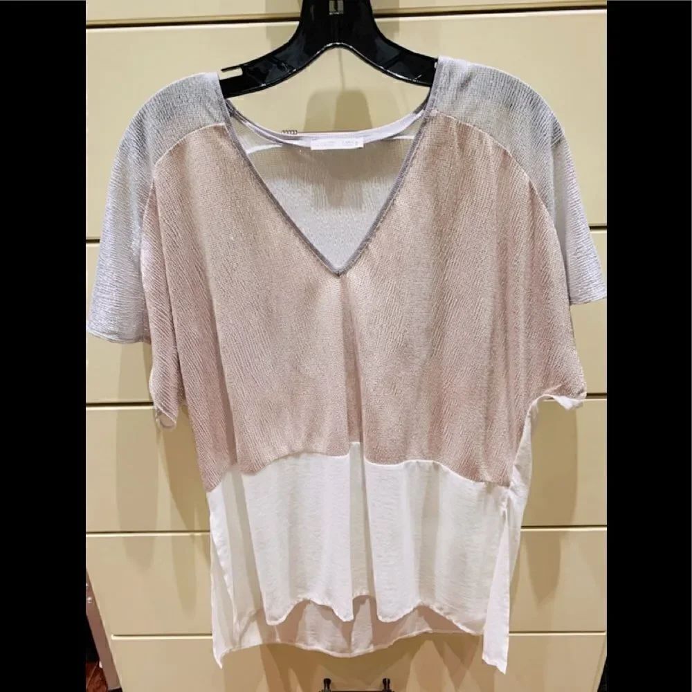 Zara Lightweight metallic tunic